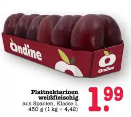 Scheck-in-Center Plattnektarinen weißfleischig Angebot