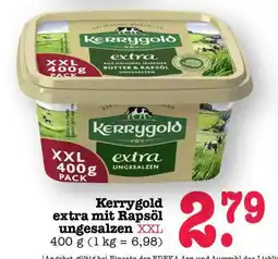 Scheck-in-Center Kerrygold extra mit Rapsöl ungesalzen XXL Angebot