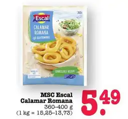 Scheck-in-Center MSC Escal Calamar Romana Angebot