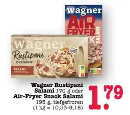 Scheck-in-Center Wagner Rustipani Salami oder Air-Fryer Snack Salami Angebot