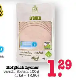 Scheck-in-Center Hofglück Lyoner Angebot