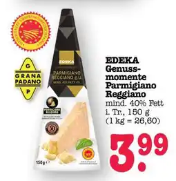 Scheck-in-Center EDEKA Genussmomente Parmigiano Reggiano Angebot