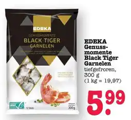 Scheck-in-Center EDEKA Genussmomente Black Tiger Garnelen Angebot