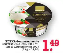 Scheck-in-Center EDEKA Genussmomente Burrata Angebot