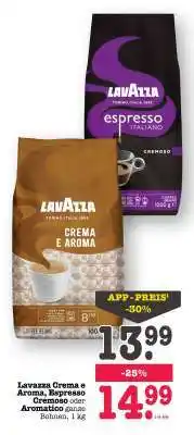 Scheck-in-Center Lavazza Crema E Aroma/ Espresso Cremoso Angebot