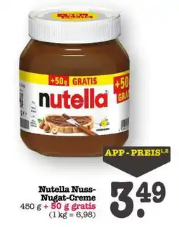 Scheck-in-Center Nutella Nuss-Nugat-Creme Angebot