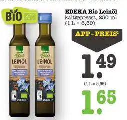 Scheck-in-Center EDEKA Bio Leinöl Angebot