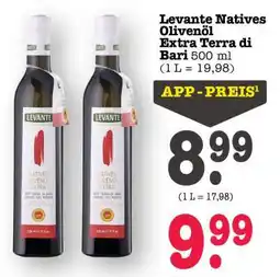 Scheck-in-Center Levante natives Olivenöl extra Terra di Bari Angebot