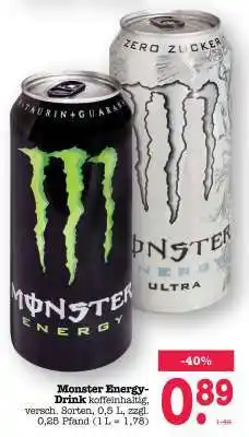Scheck-in-Center Monster energy drink Angebot