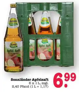 Scheck-in-Center Sonnländer Apfelsaft Angebot