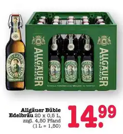 Scheck-in-Center Allgäuer Büble Edelbräu Angebot
