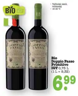 Scheck-in-Center Bio Doppio Passo Primitivo IGT Angebot