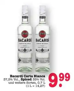 Scheck-in-Center BACARDI Carta Blanca Angebot