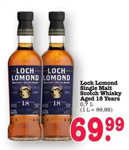 Scheck-in-Center Loch Lomond Single Malt Scotch Whisky Aged 18 Years Angebot