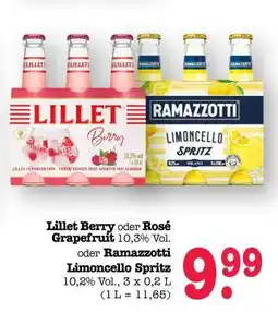 Scheck-in-Center Lillet Berry oder Rosé Grapefruit oder Ramazzotti Limoncello Spritz Angebot