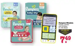 Scheck-in-Center Pampers Windeln Angebot