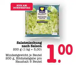 Scheck-in-Center EDEKA Herzstücke Eisbergsalat Salat Pur Angebot