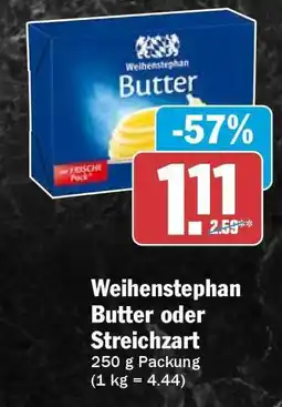 HIT Weihenstephan Butter oder Streichzart Angebot