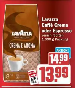 HIT Lavazza Caffe Crema oder Espresso Angebot