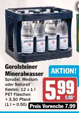 HIT Gerolsteiner Mineralwasser Angebot