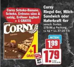 HIT Corny Riegel 6er, Milch-Sandwich oder Haferkraft 4er Angebot