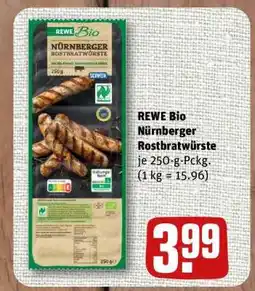 nahkauf REWE Bio Nürnberger Rostbratwürste Angebot