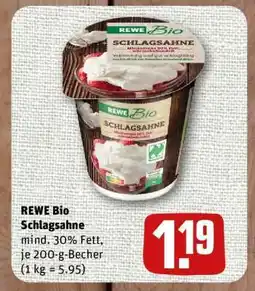 nahkauf REWE Bio Schlagsahne Angebot