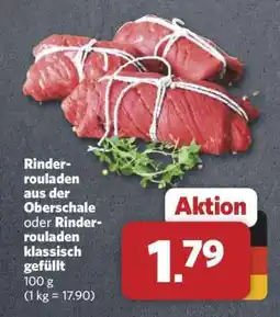 Combi Rinderrouladen aus der Oberschale oder Rinderrouladen klassisch gefüllt Angebot