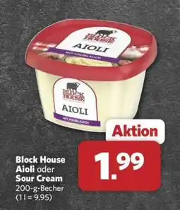 Combi Block House Aioli oder Sour Cream Angebot