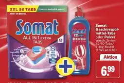 Combi Somat Geschirrspülmittel-Tabs oder Pulver Angebot