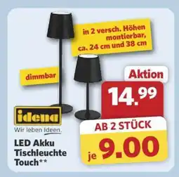 Combi LED Akku Tischleuchte Touch Angebot