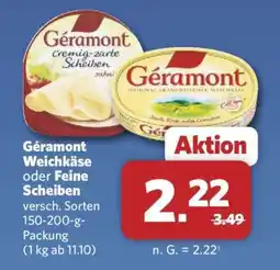 Combi Géramont Weichkäse oder Feine Scheiben Angebot