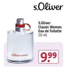 Rossmann S.Oliver Classic Woman Eau de Toilette 50 ml Angebot