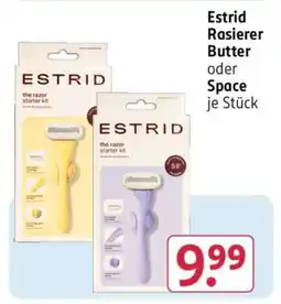 Rossmann Estrid Rasierer Butter oder Space je Stück Angebot