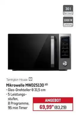 METRO Mikrowelle MWD25130 Angebot