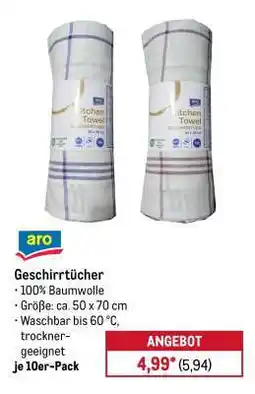METRO aro Geschirrtücher Angebot
