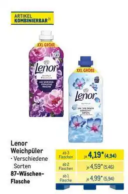 METRO Lenor Weichspüler Angebot