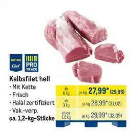 METRO Kalbsfilet hell Angebot