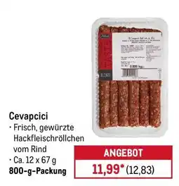 METRO Cevapcici Angebot