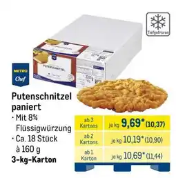 METRO Putenschnitzel paniert Angebot