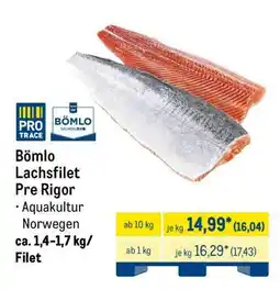 METRO Bömlo Lachsfilet Pre Rigor Angebot