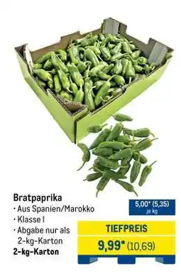 METRO Bratpaprika Angebot
