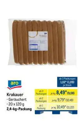 METRO aro Krakauer Angebot
