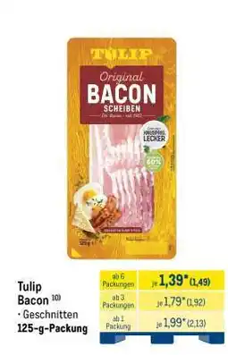METRO Tulip Bacon Angebot