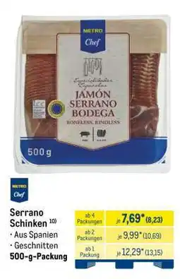 METRO Serrano-Schinken Angebot