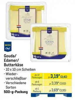 METRO Gouda/ Edamer/ Butterkäse Angebot