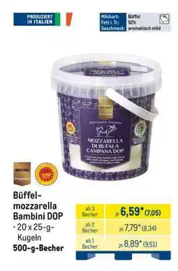 METRO Büffelmozzarella Bambini DOP Angebot