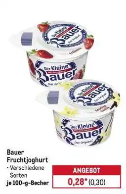 METRO Bauer Fruchtjoghurt Angebot