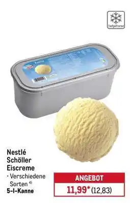 METRO Nestlé Schöller Eiscreme Angebot