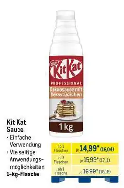 METRO Kit Kat Sauce Angebot
